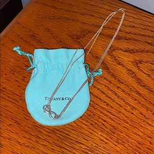 Tiffany Sterling Silver Infinity Pendant necklace